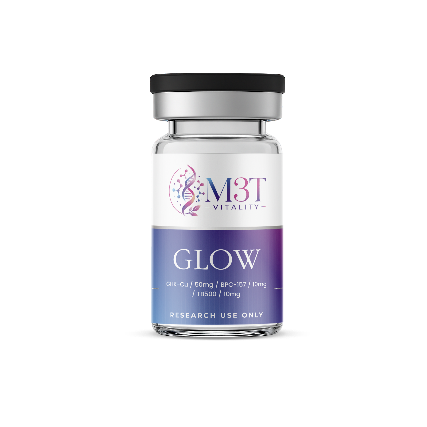 GLOW GHK-Cu (50mg) / BPC-157 (10mg) / TB500 (10mg)